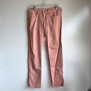 American Eagle Stretch Lt Pink Skinny Jeans Sz 4